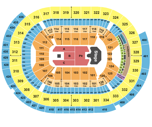 Enterprise Center GHOST Seating Chart